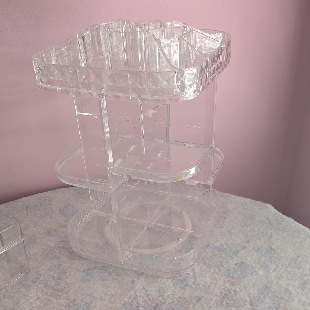 Clear Rotating Organizer